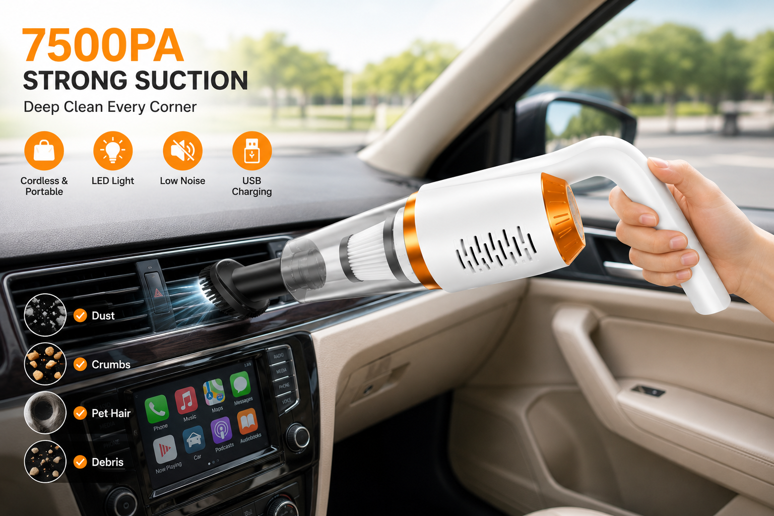 Wireless Vacuum Cleaner 2-in-1